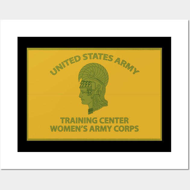 US Army WAC Training Center Flag Wall Art by twix123844